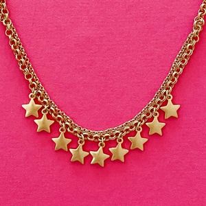 Stars of the Sky Necklace, Gold